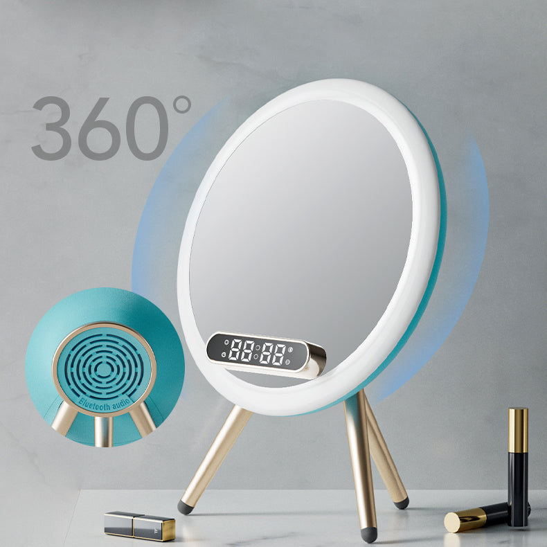 Multi -function LED Mirror Alarm Clock Wireless Charger