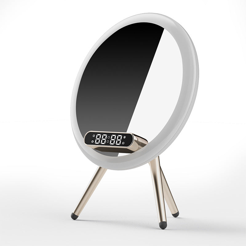 Multi -function LED Mirror Alarm Clock Wireless Charger